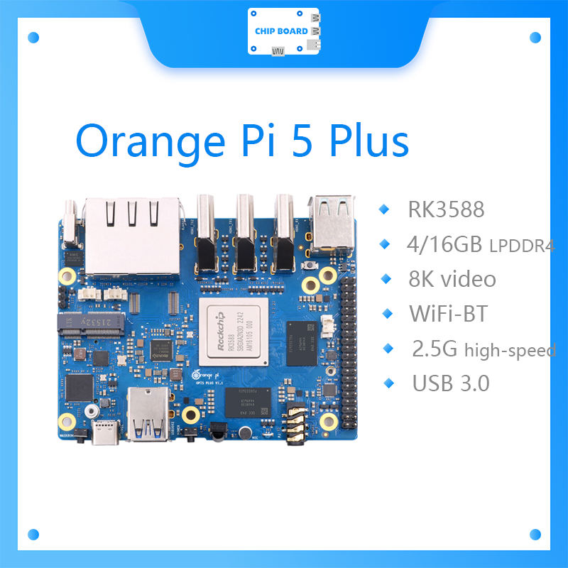 Orange Pi 5 Plus, máy tính đơn - đánh giá và giá Orange Pi 5 Plus 32Gb
